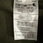 Carhartt  K87-W Loose Fit Cotton Polyester‎ Pocket T-Shirt 12-14 Green Photo 4