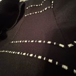 Apt. 9 Women's  sweater tunic - ribbed, stretchy, cowl neck - 3/4 sleeves, black & white. Pre-loved excellent condition. Photo 4