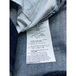 $695 Michael Kors Collection Calf Hair Straight Jean Dark Wash Animal Print EUC Blue Size 4 Photo 13