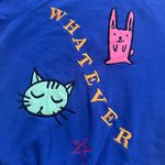 Forever 21  Women's Whatever Cat Bunny Graphic T-Shirt Photo 1