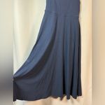 Beyond Yoga Featherweight At The Ready Square Neck Dress in Nocturnal Navy Small Photo 7