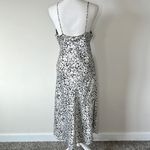 Vintage Satin Lingerie Slip Black Size M Photo 3