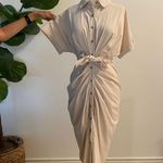 Boutique | Button Down Shirt Midi Dress Photo 1