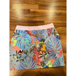 Nike  Skirt Women's‎ Medium Floral Parrot Print Athletic Drawstring Casual sport Photo 3