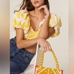 Susan Alexandra Citrus Beaded Mini Bag Orange Fruit Photo 1