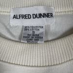 Alfred Dunner OFF WHITE FLOWER EMBROIDERED SWEATER SHORT SLEEVE WOMENS SZ S VTG Photo 3