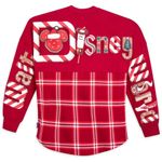 Adult Spirit Jersey Walt Disney World Holiday Plaid Long Sleeve Size XS Photo 0