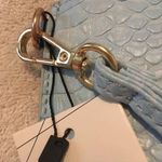 Jules Kae NEW  Blue  Leather Wristlet Clutch  8”x6” Photo 2