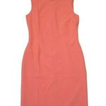 Hugo Boss NWT BOSS Demisana Sheath in Coral Sleeveless Stretch Dress 6 Photo 0