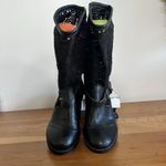 Unionbay Women's Crochet Mid Calf Boots Booties Black Size 6.5 M Photo 3