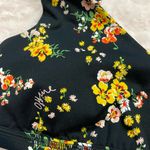 Aerie NWT Offline Goals Black Floral Bra Large Photo 4