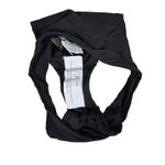 J.Crew  Ribbed high-rise‎ cheeky bikini bottom Black XS NWT Photo 2