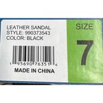 Mountain Sole  Womens Leather Footbed Sandals Black size 7 Photo 12