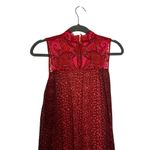 Anthropologie | Niki Mahajan Stunning Amara Red Embroidered Swing Dress SZ 0 Photo 7