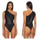 Karina Grimaldi Crisanta Bodysuit in Black Medium Photo 1