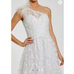 Mac Duggal Sheer Hand Embellished Tulle Overlay One Shoulder A Line 20389 Dress Photo 1