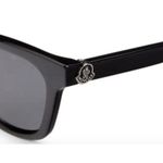 Moncler 50MM Square Sunglasses Black Photo 1