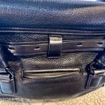 JOY GRYSON Nyla Black Pebbled Leather Satchel Crossbody 💛 Photo 6