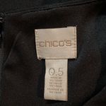 Chico's Chico’s cold shoulder size 6 seamed Black Lined Stealth dress Photo 3