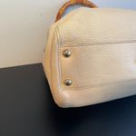 Gucci  Bamboo Shopper Ivory Leather 2way Satchel Bag - Preowned Photo 6