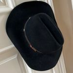 Rodeo King Black Felt Hat Country Western Womens Small Photo 13