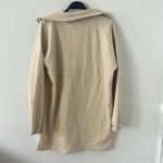 Missguided NWT  Half Zip Long Sleeves Sweater Stone Mini Dress Size 8 Photo 4