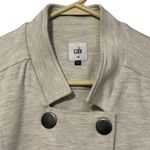 CAbi  Charlie Heather Oatmeal Cardigan Jacket #3028 Medium Office Work Preppy Photo 4