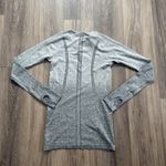 Lululemon  Athletica Heathered Gray Long Sleeve Top Swiftly Tech Crew Ombré Photo 1