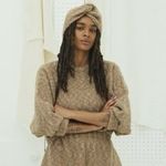 Atelier Delphine Baby Alpaca Melange Balloon Sleeve Sweater in Bambi Size XS/S Tan Photo 11