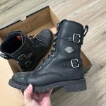 Harley Davidson WOMEN'S BALSA MOTO BOOTS - ROUND TOE Sz 7.5 ($169.99) Photo 8