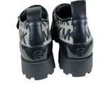 Michael Kors NWOT Padma Logo Jacquard Black Gray Chunky Slip On Loafers Size 9.5 Photo 3