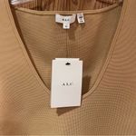 ALC Frank A.L.C. Cleo Compact Cropped Slim Fit Scoop Neck Knit Top in Blonde Tan Size XL Photo 12