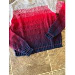 American Eagle  Ombre Stripe Mock Neck Cozy Knit Sweater Size XS Photo 4