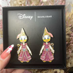 BaubleBar NEW IN BOX Disney  Daisy Duck Sparkling Princess Earrings Photo 0