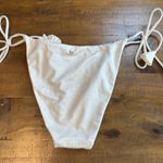 Victoria's Secret  Beige bottom Rosette Shine Cheeky String bottoms nwot Photo 2