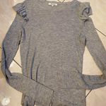 Madewell Women’s  Long Sleeve Top Size M Gray Photo 0