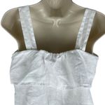 Quince  100% European Linen Square Neck Tank Top White Size XS Photo 8