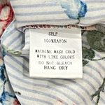 Soprano  Bird Floral Off Shoulder Striped Dress Size XS Photo 11