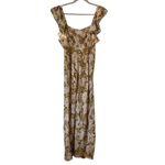 Madewell NWT  Angelina Sleeveless Yellow Tan Maxi Slip Dress Size 12 Photo 2