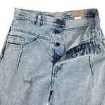 Vintage 1980s High Waist Acid Washed Denim Jeans by Authentic Whipp Size 11/12 Blue Photo 4