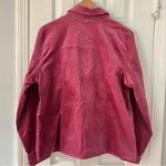 Vintage Norm Thompson Velour Button Up Jacket Purple Women’s‎ Large NWOT Pockets Photo 6