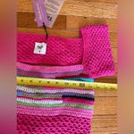 Tach Clothing Donna Hand knit Crochet Top Size M NWT Square Neck Y2K Hippie Size M Photo 4
