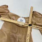 Princess Polly  Dress Womens 2‎ Beige Lillie Long Sleeve Mini Balloon Sleeve Photo 7