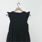 Nation Ltd Sissy Ruffled Black Dress Tiered Midi Sundress size Small Photo 7