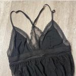 Victoria's Secret Victoria’s Secret Black Lace Slip Dress Photo 2