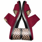 Alegria  Burgundy Tia Block Heel Slide Sandals Shoes size 39 Photo 3