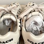 Coach Women’s Laceup Floral Leather Sneakers NEW Photo 9