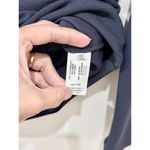 Chiara Boni NWT Lella Crepe Long Sleeve Blouse Midnight Blue Women's 42/ US 6 Photo 5