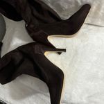 Charles by Charles David sophisticated knee-high boots, in dark brown suede, high heels Photo 5