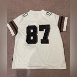 Brooklyn Cloth  Womens Athletic Jersey Mesh V-neck  Shirt Photo 8